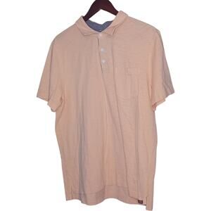 Men's The Normal Brand XL Peach Polo Shirt